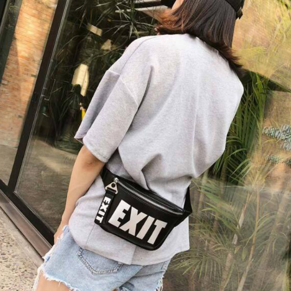 Letter Printed Fanny Packs